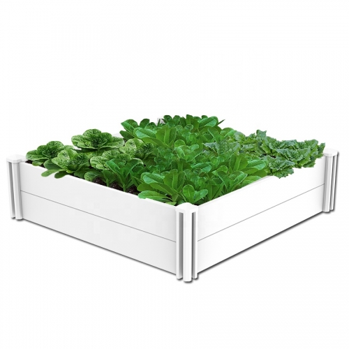 Customizable Cheap wholesale pvc vinyl plastic raised garden planters beds for vegetable