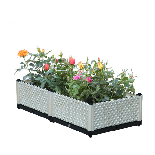 wholesale large hochbeet raised garden bed outdoor,white plastic pvc vinyl raised garden bed
