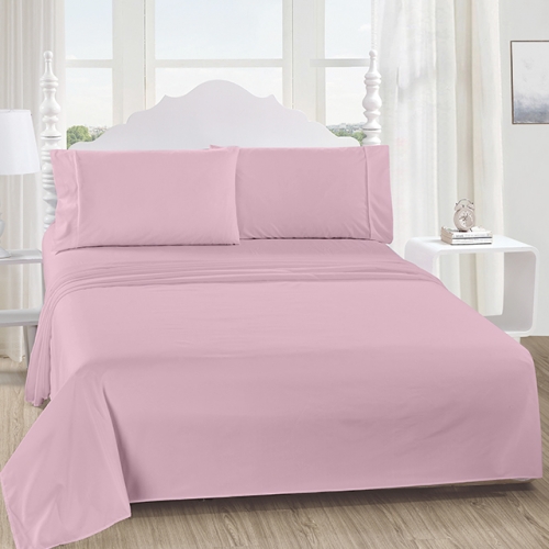 Aoyatex 4 piece bamboo bedding set Super soft plain Bamboo bed sheet set