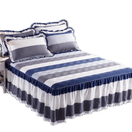 High Quality Cotton Bed Skirts Modern Bed Skirt Cover Set Bedding