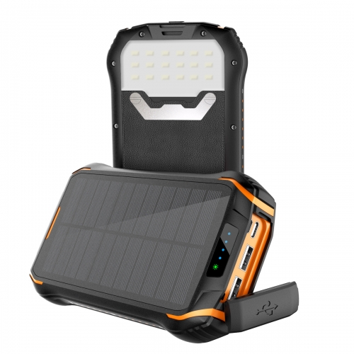 Alibaba New Products Consumer Electronics Portable Battery Solar Panel Wireless Power Bank For Outdoor Camping