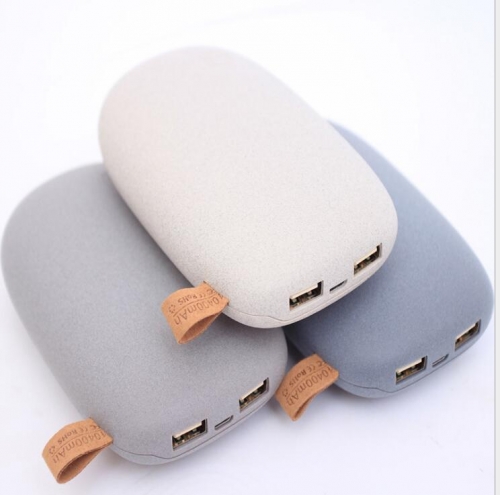 design logo with USB ports consumer electronics fast charge fashionable compact portable power bank