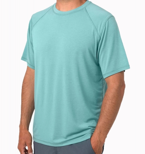 Round Neck UPF 50+ Bamboo Fabric T shirts OEM Shirt 100% Bamboo Clothing Men's Plain Sport Bamboo T-Shirt