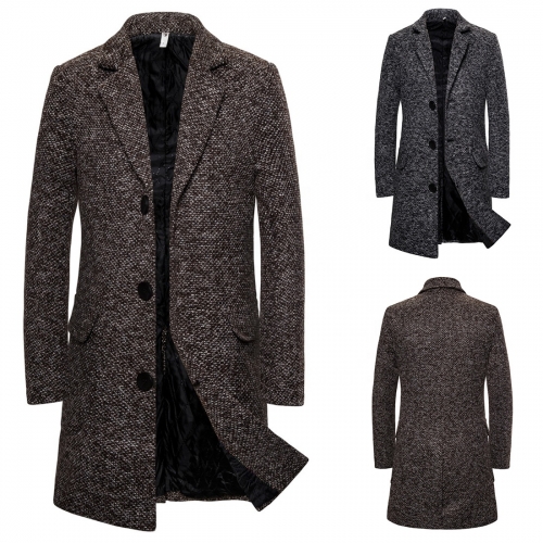 2019 New Fashion Autumn Coat Men Leisure Long Sections winter trench jacket coat men