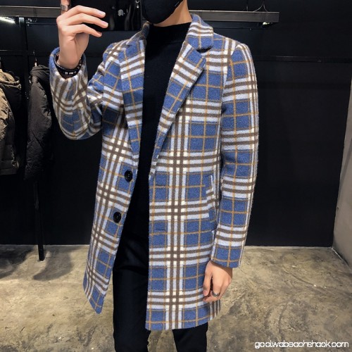 Luxury style High Quality Winter Wool Plain Coat Men