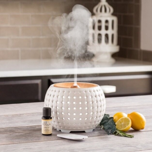 Smart Home Appliance Pumpkin shape Stone Diffuser Essential Oil Aroma Diffuser Ultrasonic Air Aromatherapy Atomizer