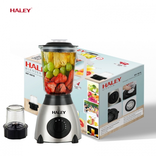 HALEY 1015 home appliances Stainless Steel juicer Electric Blender and mixer fruit and vegetable grinder