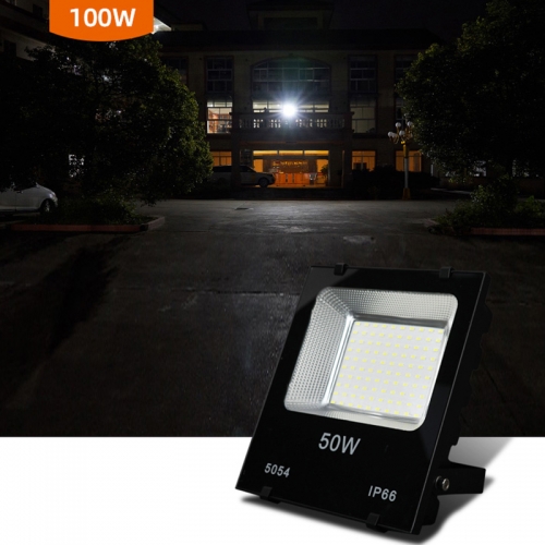 Flood light led high quality 100w 150w powered dusk to dawn for sport lighting equivalent led flood light