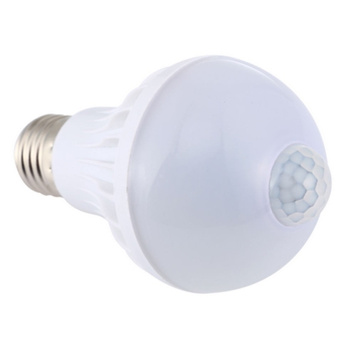 Free sample A60 led bulb PIR sensor 9w 12w 3m control ce rohs led bulb a60 sensor