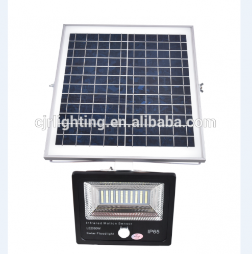 Led solar powered flood light and rechargeable portable led lamp for outdoor using and energy saving