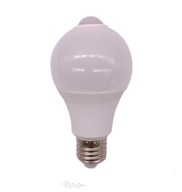 E27 7W LED Infrared Motion Detection Light Sensor Pir Warm White Light Bulb