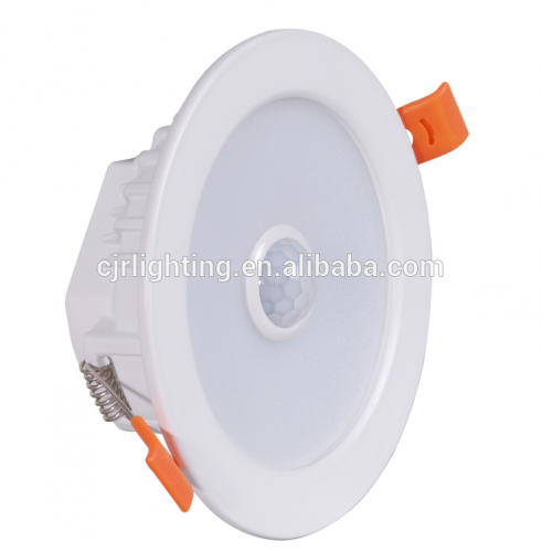 Led downlight 10 year factory  low price 24W New design 230*68mm PIR Motion Sensor Recessed Round LED Downlight