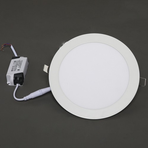 18w round 240mm led circle panel light raw material for 6w led panel light frameless slim round square led panel light