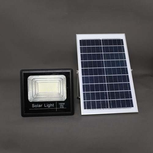 Led solar flood lamp outdoor with motion sensor and  separate solar panel remote control led panel lighting