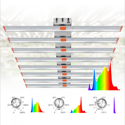 Led plant light threeway dimming indoor plant growth light octopus strip of  plant lighting