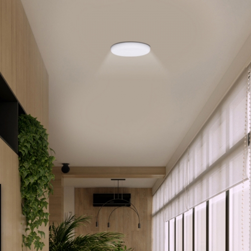 Led panel lighting mounted slim round flat low price ceiling 24w  led surface panel light