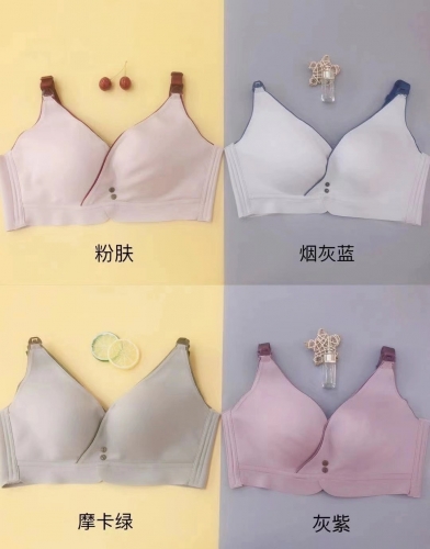 8908 聚拢哺乳孕期文胸手感柔软细腻透气无钢圈薄杯收副乳内衣