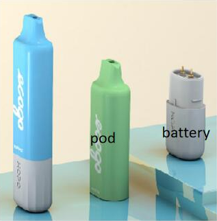 EC-LKR02 Disposables vape 5000 Puffs 2%/3%/5% Nicotine Support Type-C charging Replaceable pod with different flavors