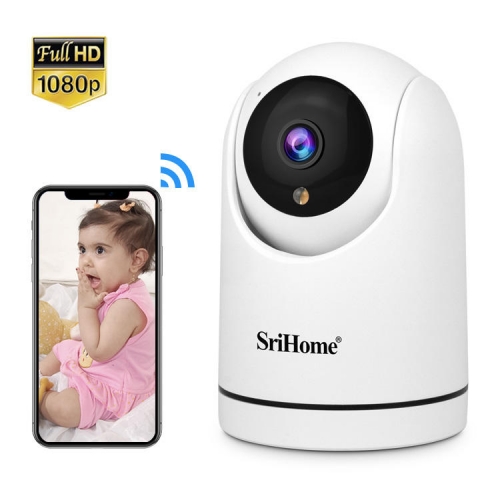 新型高清1080P双向音频宠物婴儿监视器摄像机运动检测IP无线室内摄像机