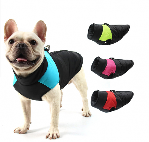 Winter down jacket for large dogs