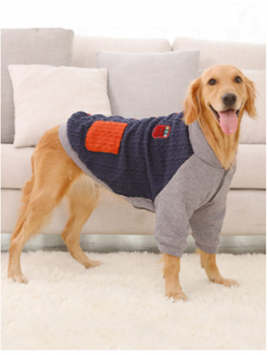 Double cashmere Large dog sweater