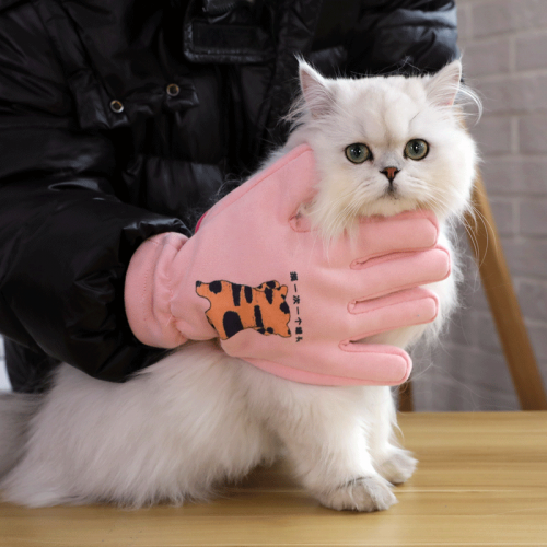 Cat gloves comb gloves cat brush pet hair removal