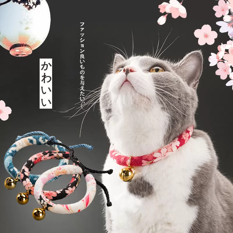 Japanese wind cat collar bell