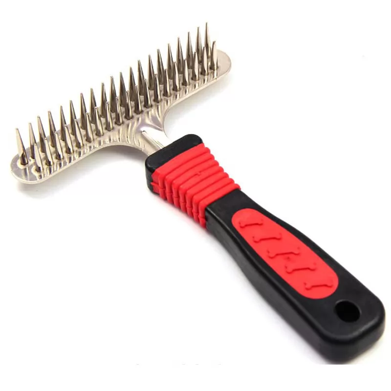 Dog comb thick hair comb pet comb brush double row comb