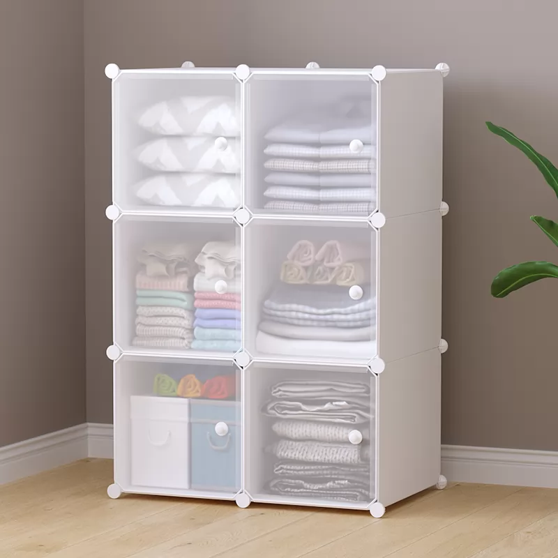 Simple storage cabinet plastic locker snack cabinet drawer baby wardrobe