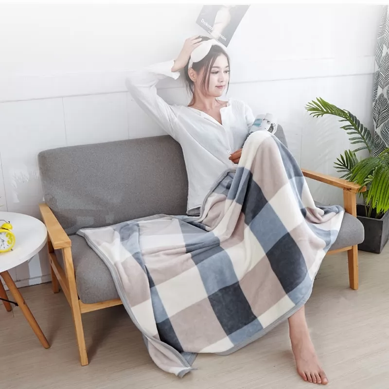 Air-conditioned room leg protection blanket office small nap blanket