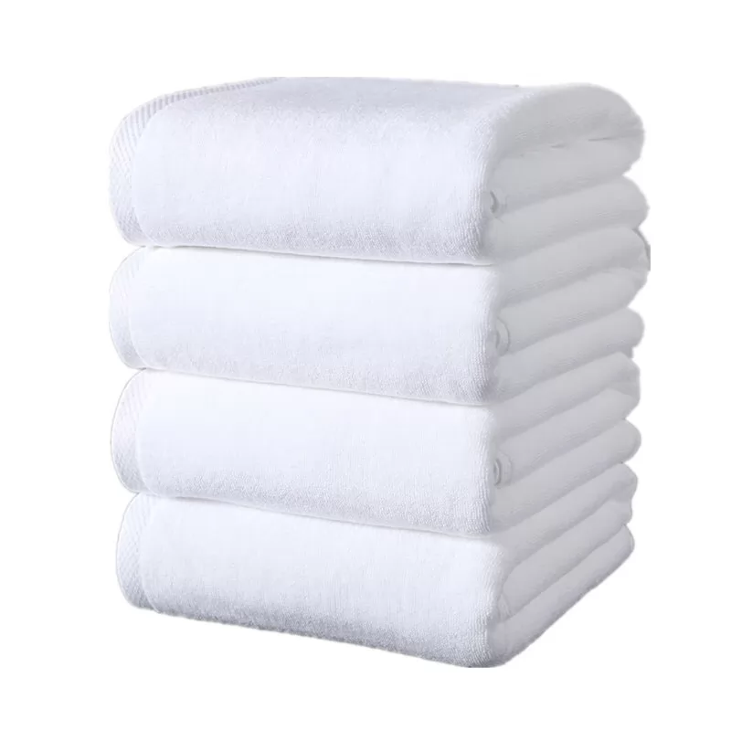 Hotel cotton bath towel white special soft beauty salon bed cotton adult increase thick towel