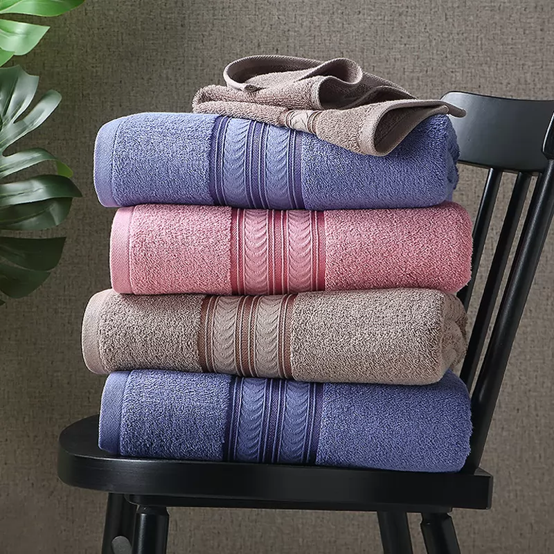 Five-star hotel bath towels cotton household towels for men and women thicken and absorb water