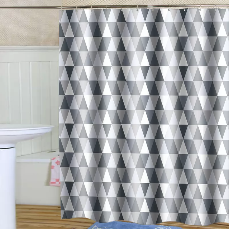 Bathroom shower curtain waterproof cloth bathroom shower curtain hanging curtain thickening