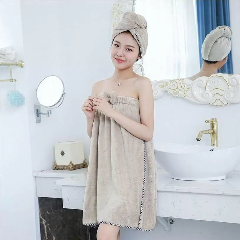 Khaki bath towel (80*135cm)