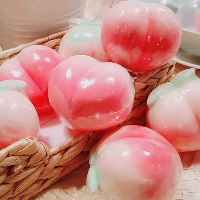 Peach bath ball net red Li Jiaqi cloud sky bath bubble bath ball bubble Rainbow Multi bubble essential oil ball