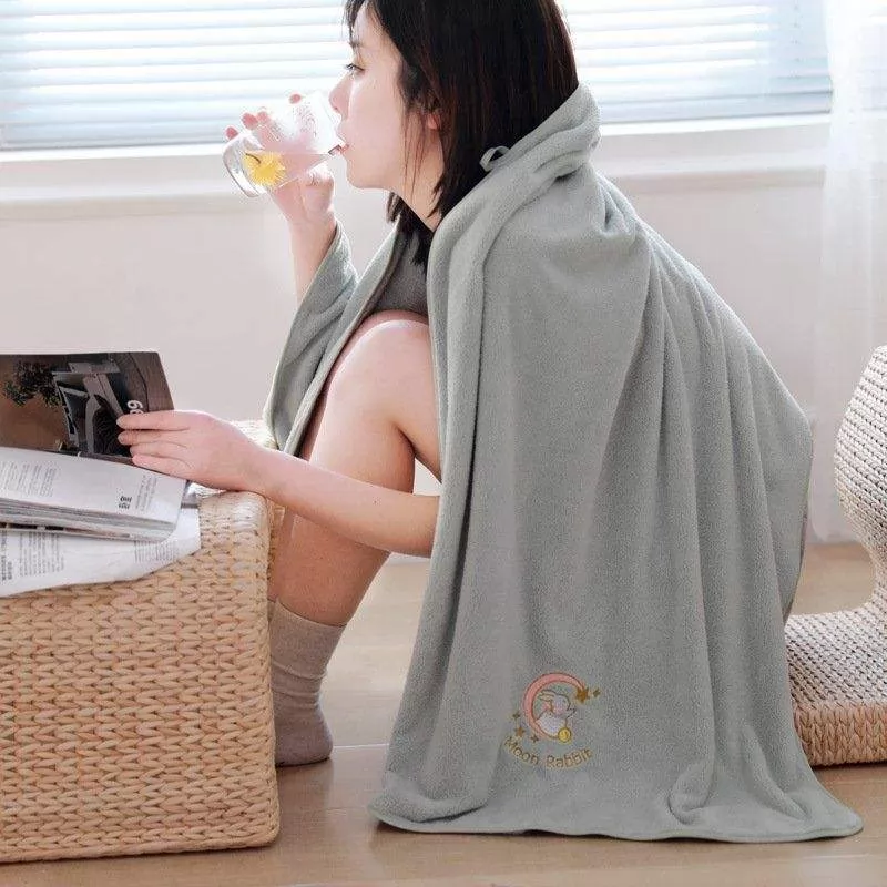 Towel cotton absorbent lint oversized quick-drying thickened towel