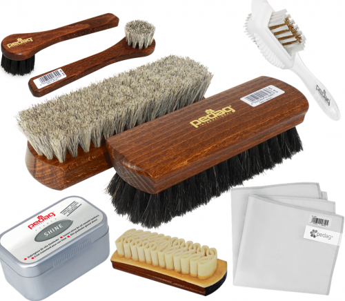 Germany imported full-maned horse brush cleaning and dedusting shoe polish