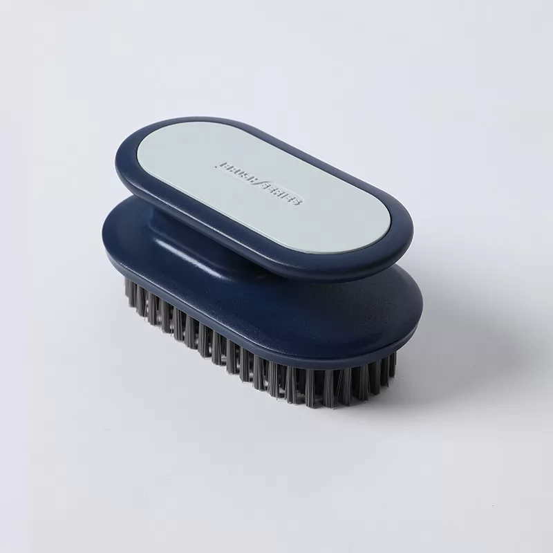 Blue laundry brush