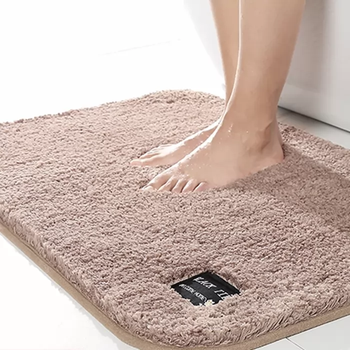 Toilet floor mat water absorbent pad bathroom door