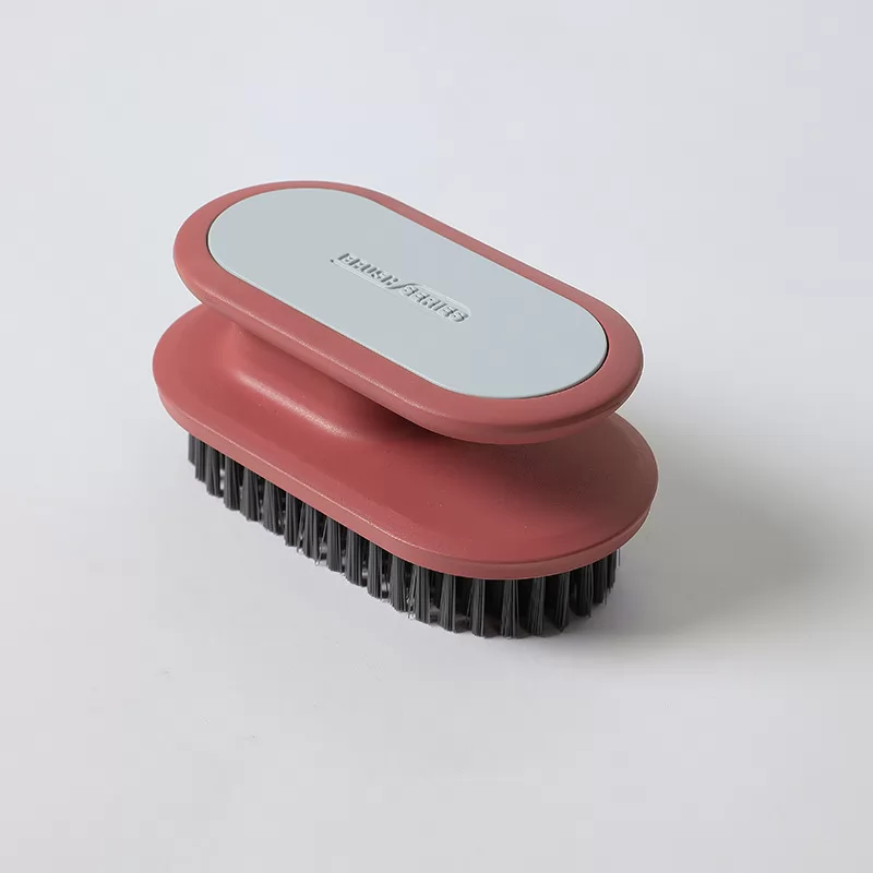 Red laundry brush