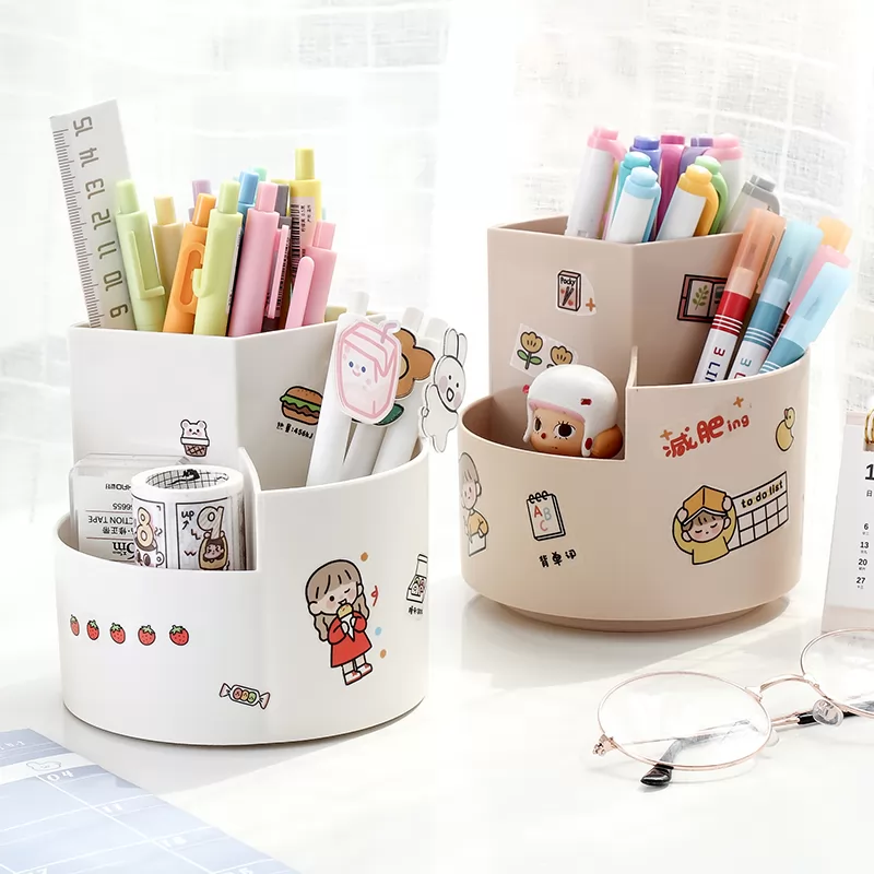 Pencil case student office dormitory desktop large capacity stationery storage box