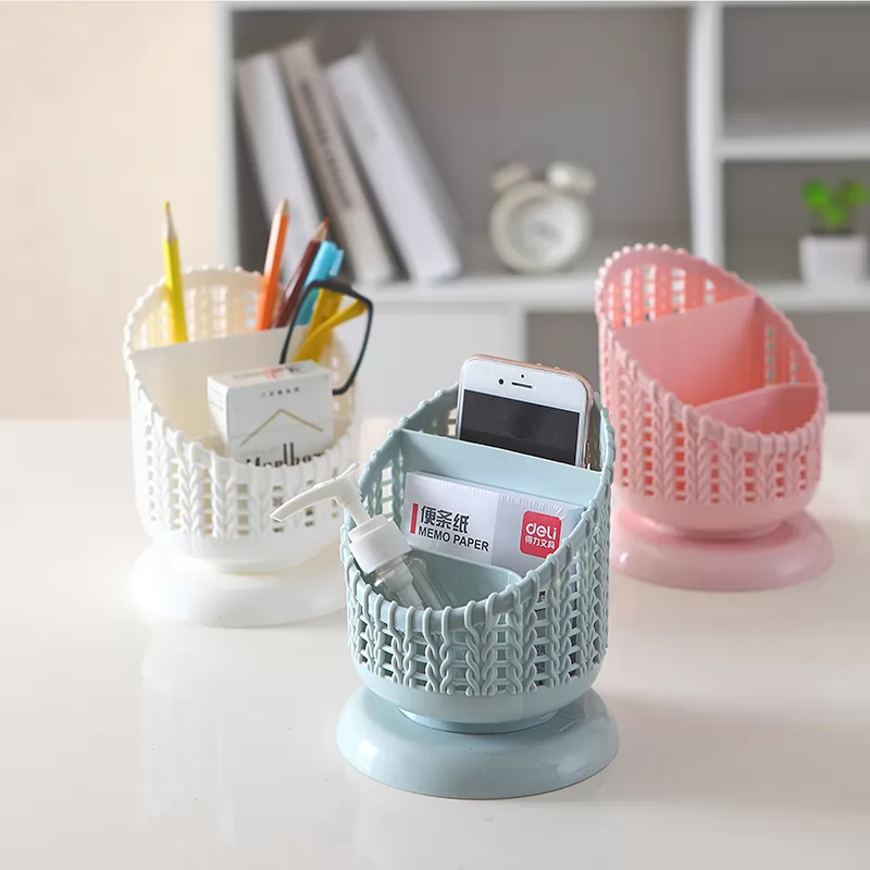 Pen container creative storage box desktop display simple office supplies pen barrel