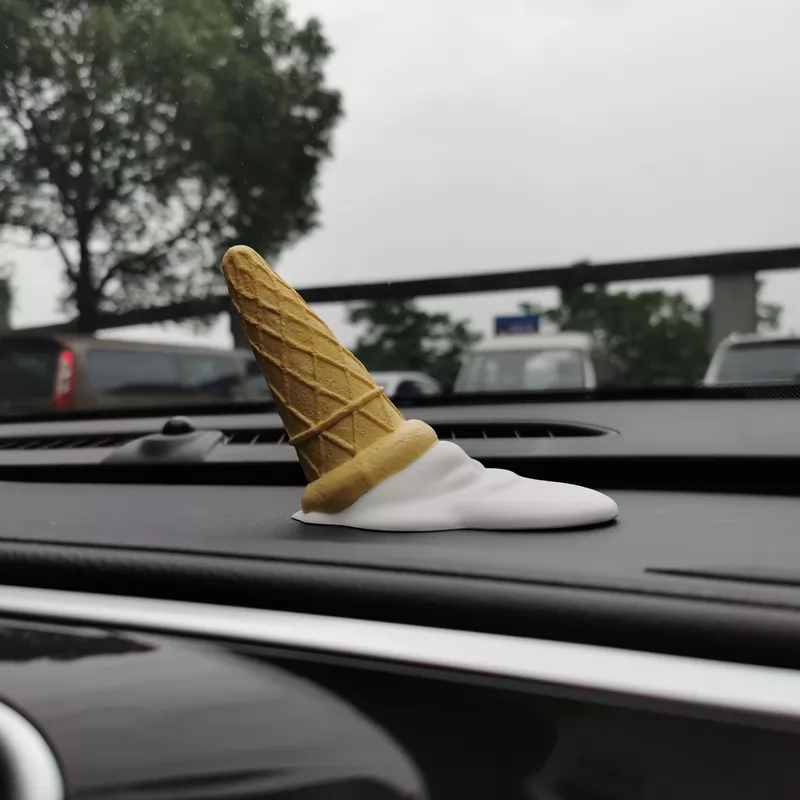 Pointed ice cream