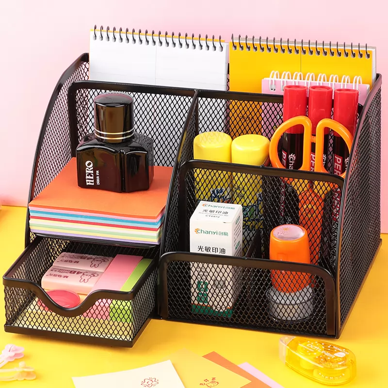 Pen container creative fashion storage box desktop display simple pen barrel