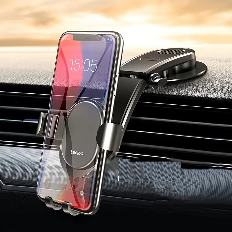 Car mobile phone bracket aluminum alloy paste type