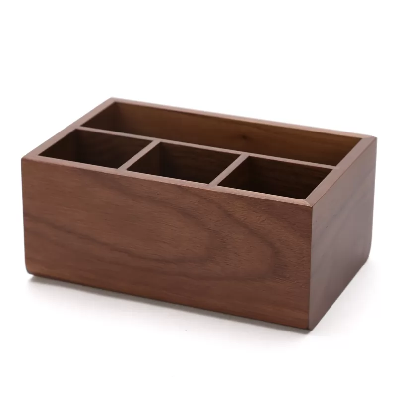 Walnut storage box