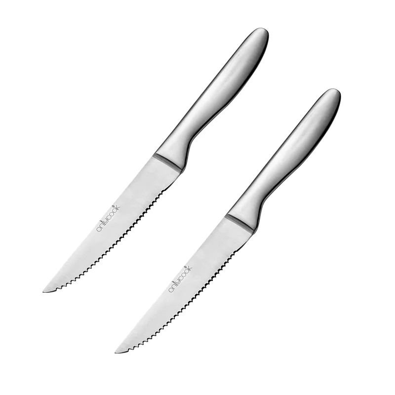 2 steak knives