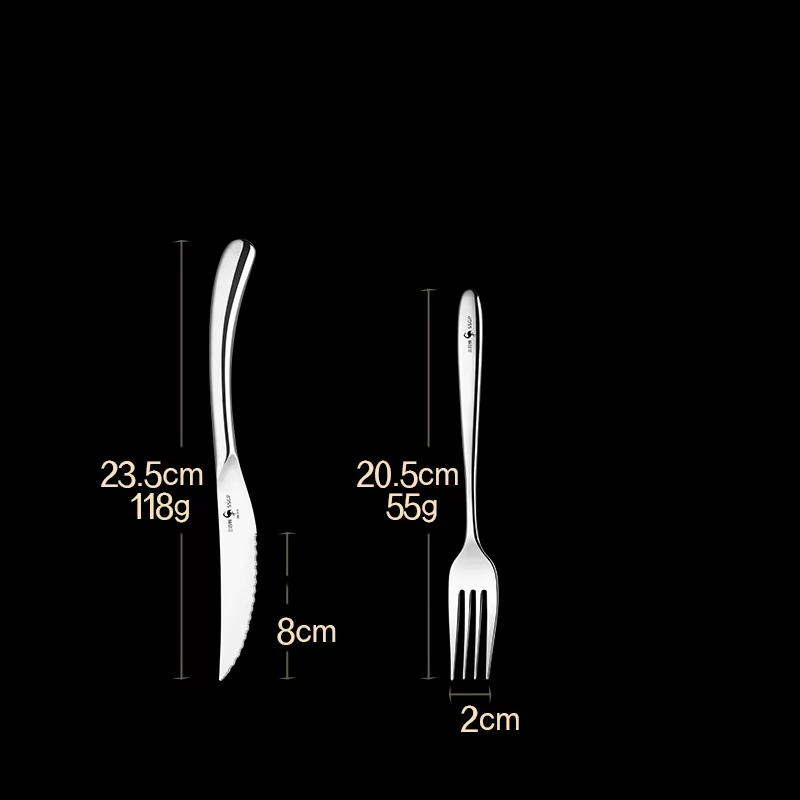 402 knife + 316 fork + 10 inch disk