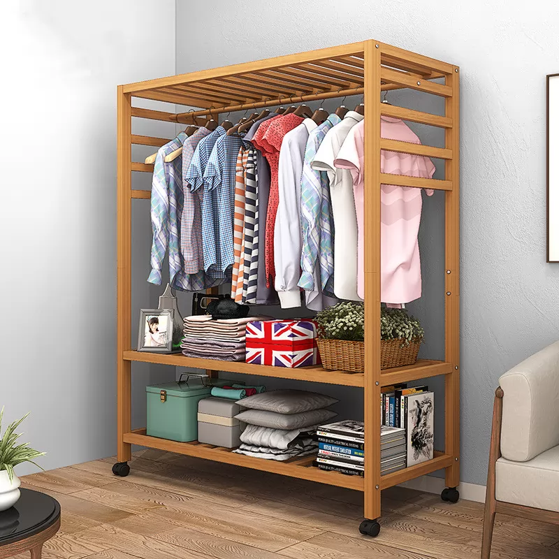 Simple household clothes rack clothes rack floor clothes rack