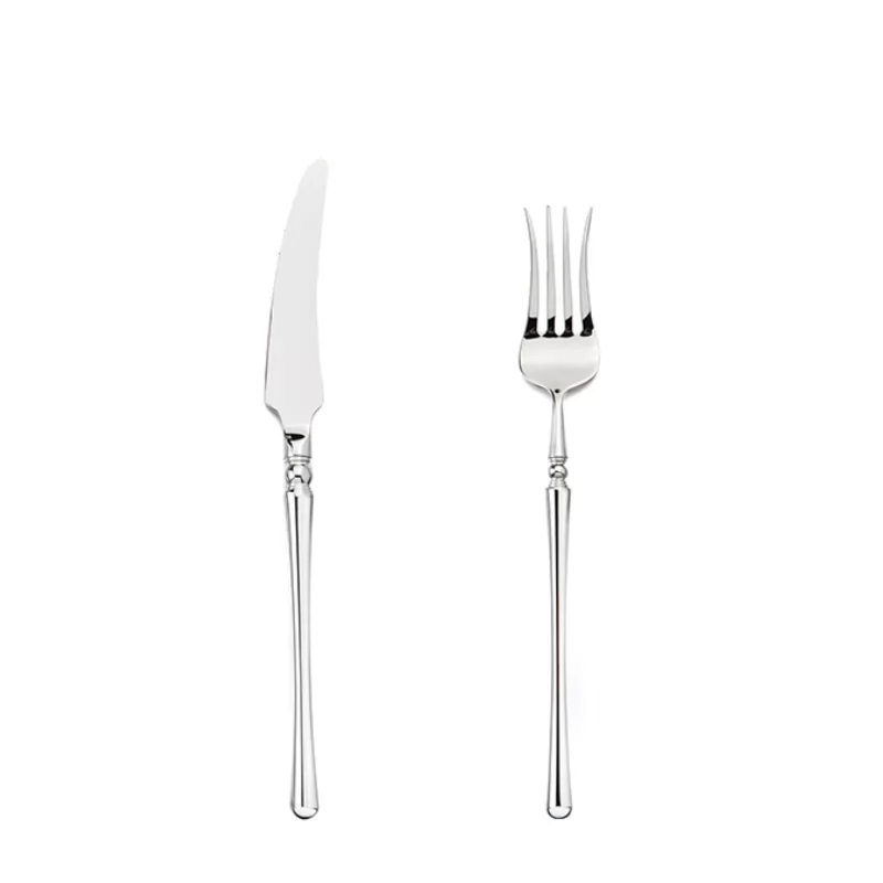 Natural color knife + fork